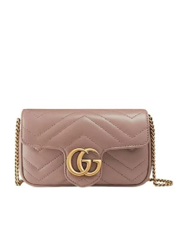 Women Gucci tote bags in GG Supreme canvas for a branded feelGucci GG Marmont Collection Super Mini Handbag