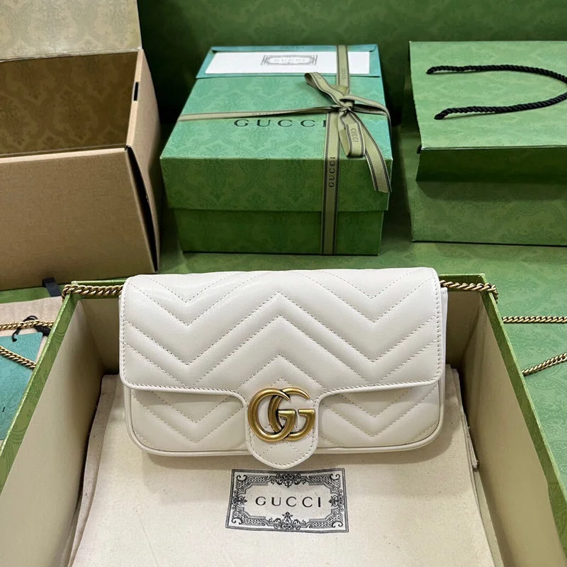 Women Gucci Sylvie bags with a leather - wrapped handleBC - GUCCI BAGS - 219