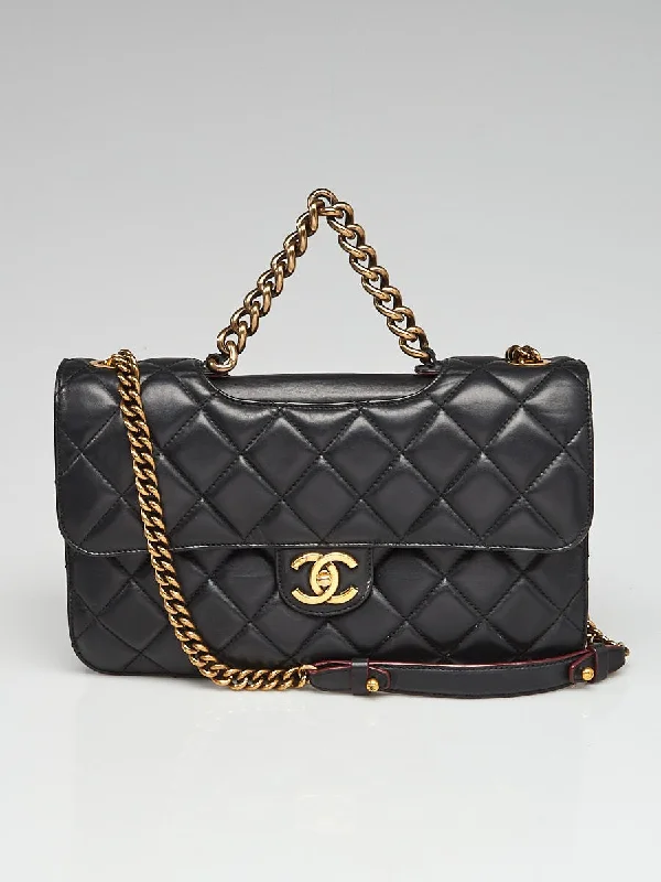 Chanel Lightweight Handbag for Daily ErrandsChanel Quilted Leather Perfect Edge Large Flap Bag