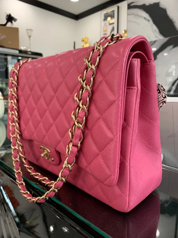 Chanel Classic Flap Bag for Evening PartyChanel Maxi Quilted Double Flap Bag