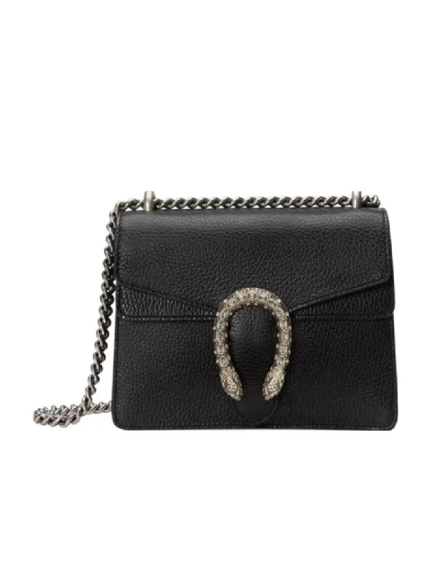 Gucci Dionysus bags for women with tiger - head claspsGucci Dionysus Collection Leather Mini Handbag