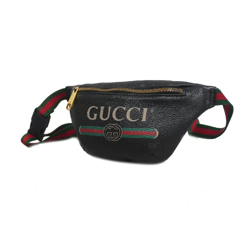 Gucci backpacks for women with a hidden back pocketGucci body bag 527792 leather black gold metal