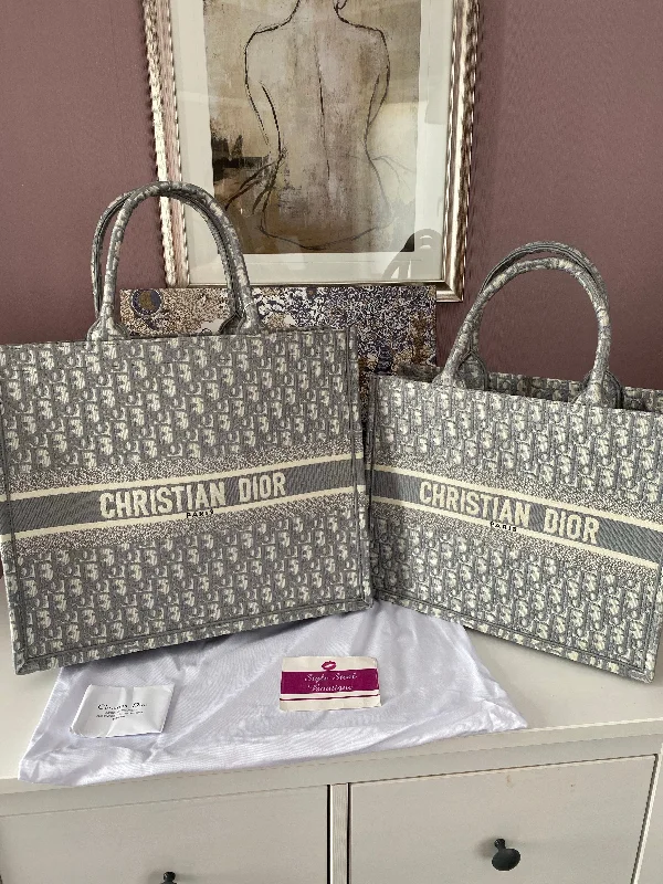 Contemporary Christian Dior handbags with a unique shapeDior Book Tote