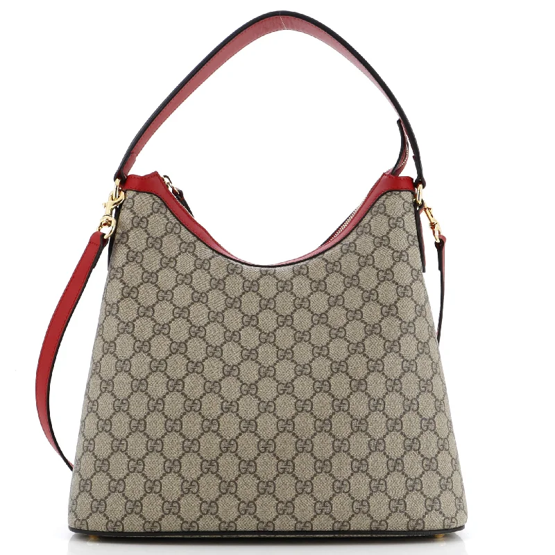 Christian Dior handbags with a back - pocket for quick storageLinea A Hobo GG Coated Canvas