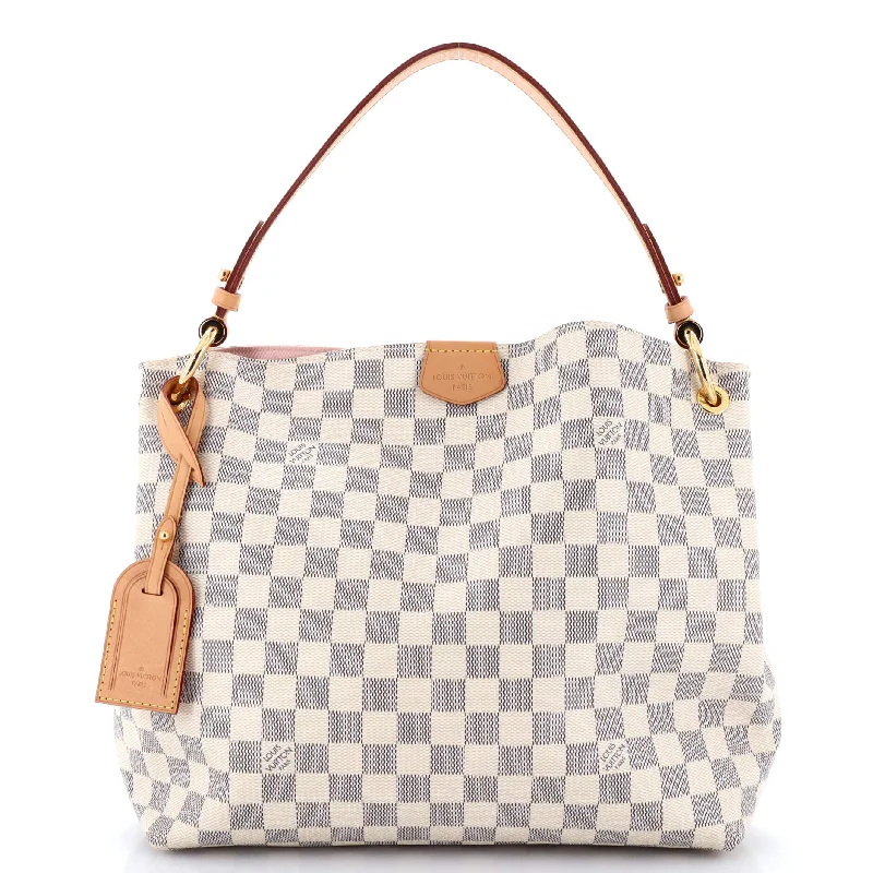 Louis Vuitton Twist bags with the iconic LV - turnlock closureGraceful Handbag Damier PM