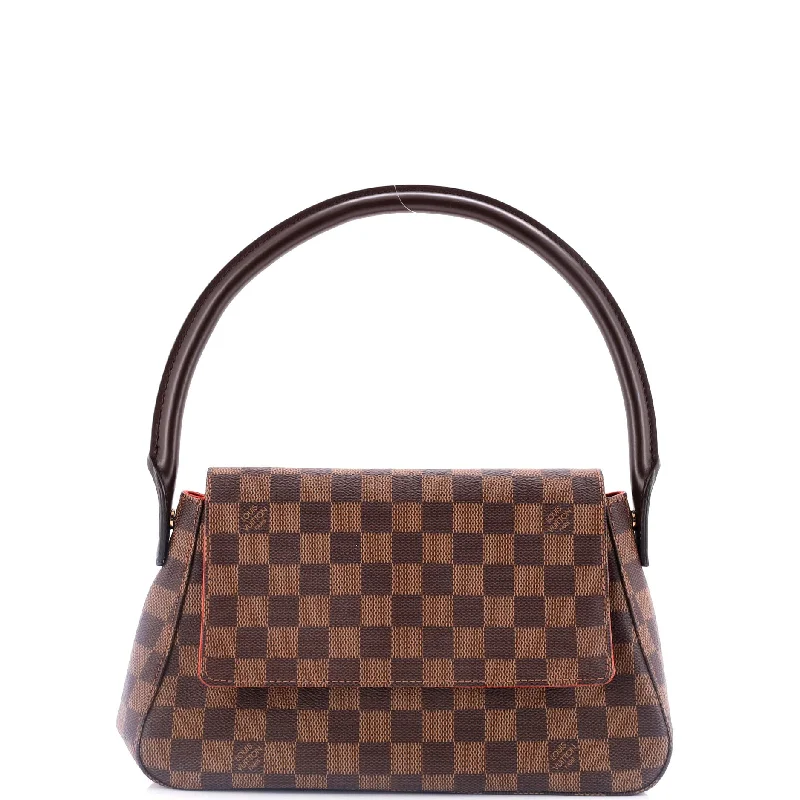 Christian Dior bags with a zip - top closure and multiple compartmentsLooping Handbag Damier Mini