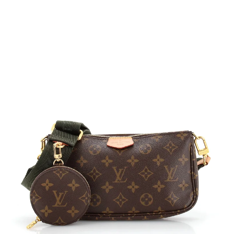 Christian Dior handbags with a removable shoulder strap for versatilityMulti Pochette Accessoires Monogram Canvas