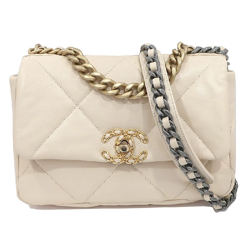 Chanel Colorful Handbag for Spring OutfitsCHANEL CHANEL19 Chain Shoulder Bag Matrasse AS1160  Beige GD/SV G  Woman  28th St/8-digit  Purchase Certificate Box